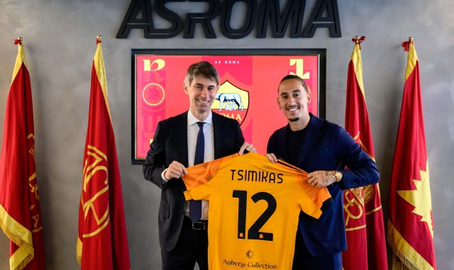 官方：利物浦后卫齐米卡斯租借加盟罗马